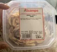 Mängden socker i Banana chips granel