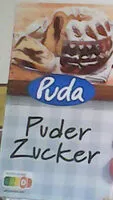 Mängden socker i Puder Zucker