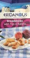 Mängden socker i Breadsticks with Figs & Raisins