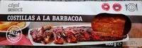 Mängden socker i Costillas a la Barbacoa