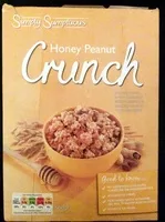 Mängden socker i Honey peanut crunch