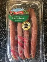 Mängden socker i landjager