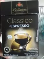 Mängden socker i Bellarom Classic Espresso