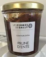 Mängden socker i Confiture Prune d'Ente