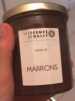 Mängden socker i Creme de marron des fermes de Gally