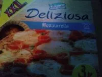 Mängden socker i Pizza au four à pierre couvrir à la sauce de tomates