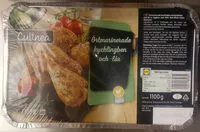 Mängden socker i Culinea Örtmarinerade kycklingben och -lår