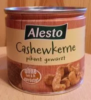 Mängden socker i Cashews gewürzt