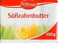 Mängden socker i Süßrahmbutter