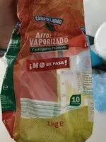 Mängden socker i Arroz vaporizado