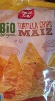 Mängden socker i Bio organic, tortilla chips de maíz