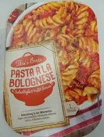 Mängden socker i Pasta a la Bolognese