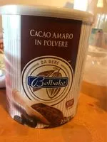 Mängden socker i Cacao amaro in polvere