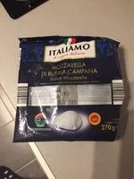 Mängden socker i Mozzarella di Bufala Campana