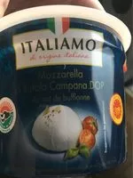 Mängden socker i Mozzarella Di Buffala, Lidl