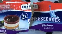 Mängden socker i Cheesecakes blueberry