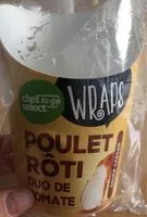 Mängden socker i Wrap poulet rôti sauce Caesar