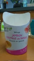 Mängden socker i Wraps jambon fromage de brebis sauce au yaourt