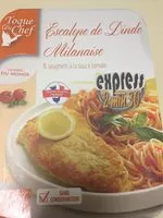 Mängden socker i Escalope de dinde milanaise & spaghetti