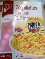 Mängden socker i Coquillettes jambon fumé & emmental