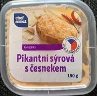 Mängden socker i Pikantní sýrová s česnekem