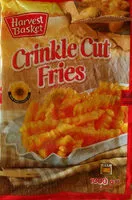 Mängden socker i Crinkle cut fries