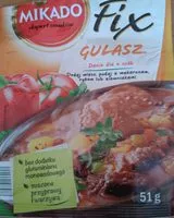 Mängden socker i Fix gulasz