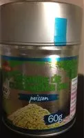Mängden socker i Melange de condiments bio poisson