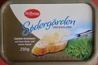 Mängden socker i Sødergården, ungesalzen