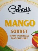 Mängden socker i Helado sorbete de mango