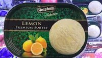 Mängden socker i Sorbet au citron