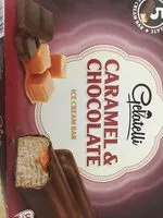 Mängden socker i Caramel et chocolate ice cream bar