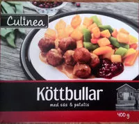 Mängden socker i Culinea Köttbullar med sås & potatis