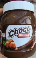 Mängden socker i Choco nussa