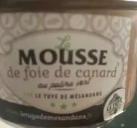 Mängden socker i Mousse de foie de canard
