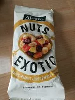 Mängden socker i Nuts