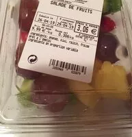 Mängden socker i Salade de fruit