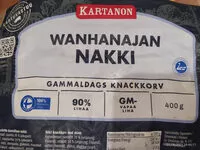 Mängden socker i Wanhanajan nakki