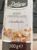 Mängden socker i Barre croustillante cacahuètes