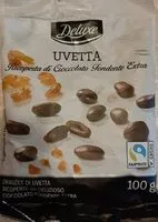 Mängden socker i Uvetta ricoperta di cioccolato