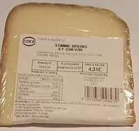 Mängden socker i Tomme brebis et chèvre