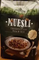 Mängden socker i Muesli croustillant (Noix et miel)