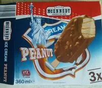 Mängden socker i Ice Cream Peanut
