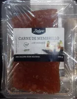 Mängden socker i Carne de membrillo con naranja