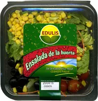 Mängden socker i Ensalada de la huerta fresca y lavada