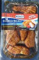 Mängden socker i Chicken breast strips