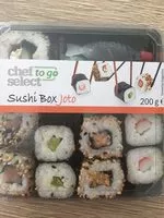 Mängden socker i Sushi Box, Joto Style
