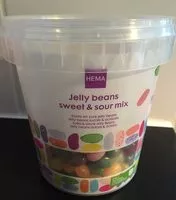 Mängden socker i Jelly bean sweet & sour mix
