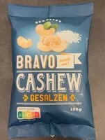 Mängden socker i Bravo Snack me! Cashew gesalzen