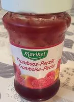 Mängden socker i Confiture framboise-pêche